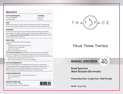 Package Label (Face 203)